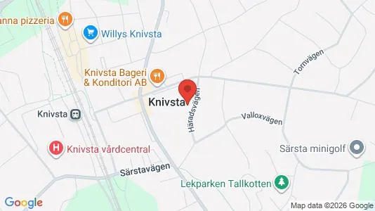 Apartments for rent i Knivsta - kort over placeringen