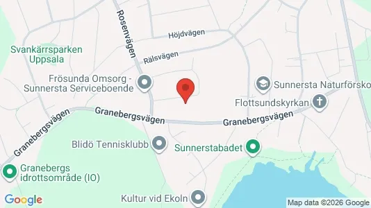 Apartments for rent i Uppsala - kort over placeringen