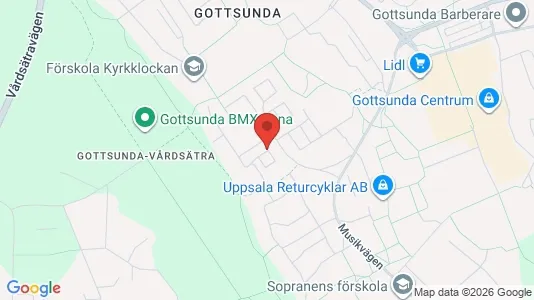 Apartments for rent i Uppsala - kort over placeringen