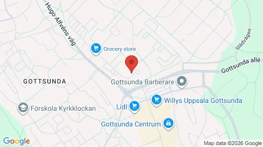 Apartments for rent i Uppsala - kort over placeringen