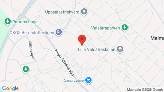 Apartments for rent i Uppsala - kort over placeringen