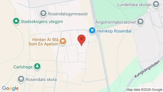 Apartments for rent i Uppsala - kort over placeringen