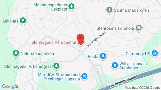Apartments for rent i Uppsala - kort over placeringen