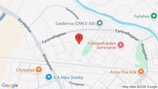 Apartments for rent i Uppsala - kort over placeringen