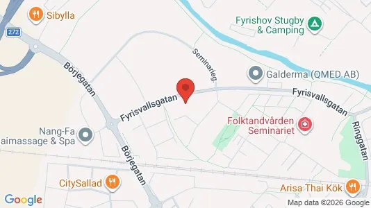 Apartments for rent i Uppsala - kort over placeringen