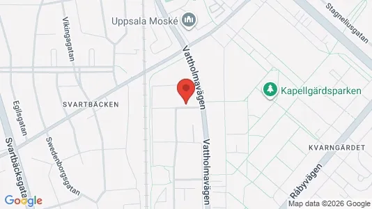 Apartments for rent i Uppsala - kort over placeringen