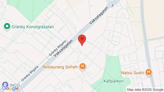 Apartments for rent i Uppsala - kort over placeringen
