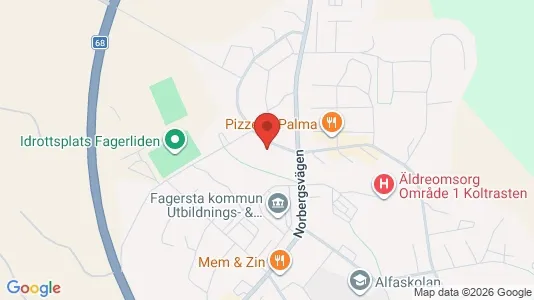Apartments for rent i Fagersta - kort over placeringen