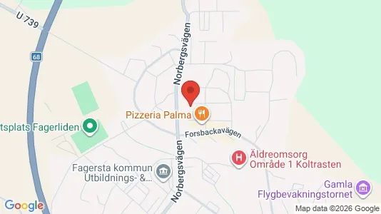 Apartments for rent i Fagersta - kort over placeringen