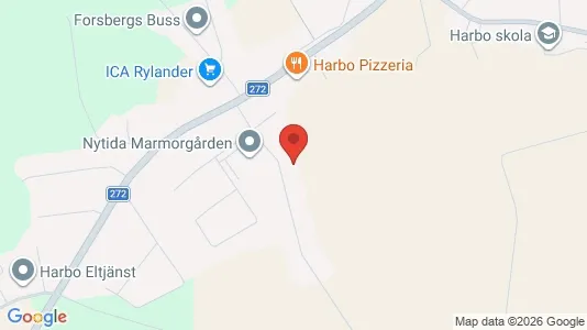 Apartments for rent i Heby - kort over placeringen