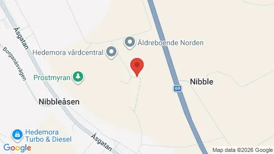 Apartments for rent i Hedemora - kort over placeringen