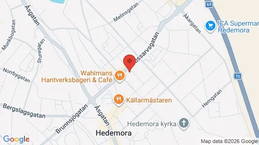 Apartments for rent i Hedemora - kort over placeringen