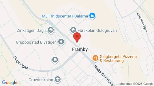 Apartments for rent i Falun - kort over placeringen