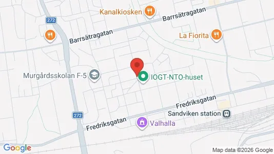 Apartments for rent i Sandviken - kort over placeringen