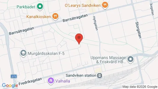 Apartments for rent i Sandviken - kort over placeringen