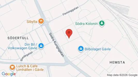 Apartments for rent i Gävle - kort over placeringen