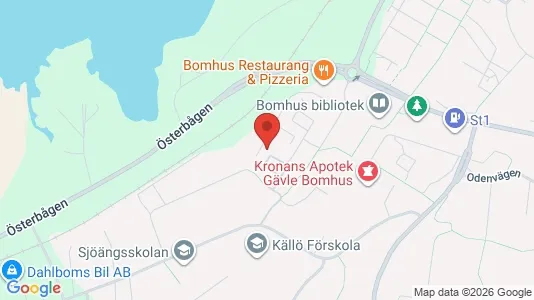 Apartments for rent i Gävle - kort over placeringen