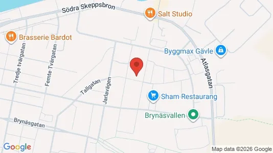 Apartments for rent i Gävle - kort over placeringen