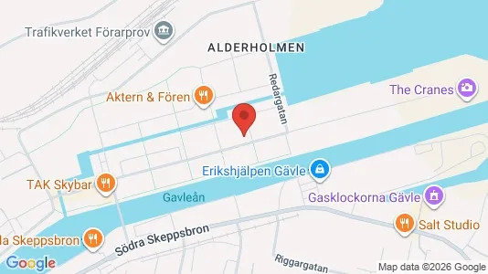 Apartments for rent i Gävle - kort over placeringen