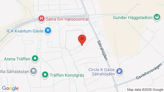 Apartments for rent i Gävle - kort over placeringen