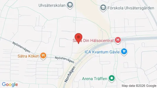 Apartments for rent i Gävle - kort over placeringen
