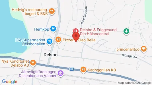 Apartments for rent i Hudiksvall - kort over placeringen