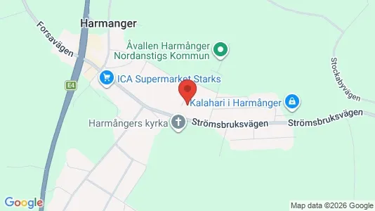 Apartments for rent i Nordanstig - kort over placeringen