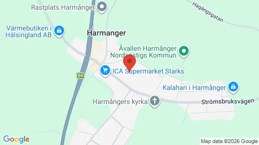 Apartments for rent i Nordanstig - kort over placeringen
