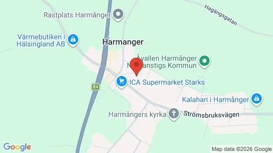 Apartments for rent i Nordanstig - kort over placeringen