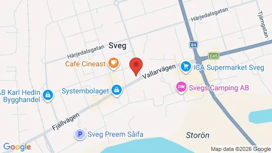 Apartments for rent i Härjedalen - kort over placeringen