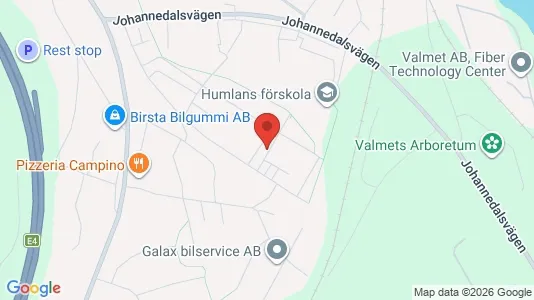 Apartments for rent i Sundsvall - kort over placeringen