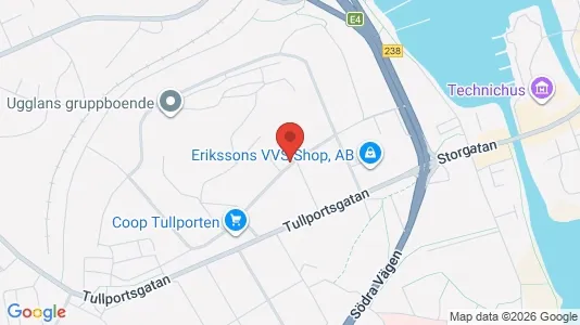 Apartments for rent i Härnösand - kort over placeringen