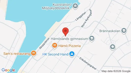 Apartments for rent i Härnösand - kort over placeringen