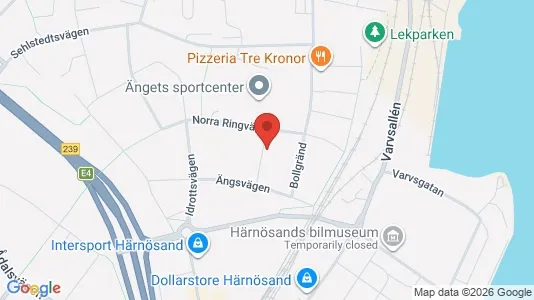 Apartments for rent i Härnösand - kort over placeringen