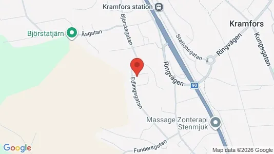 Apartments for rent i Kramfors - kort over placeringen