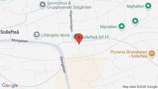 Apartments for rent i Sollefteå - kort over placeringen