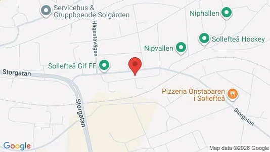 Apartments for rent i Sollefteå - kort over placeringen