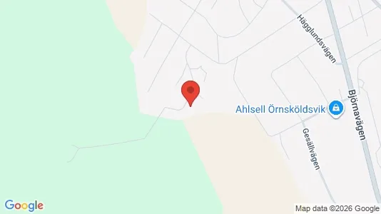 Apartments for rent i Örnsköldsvik - kort over placeringen