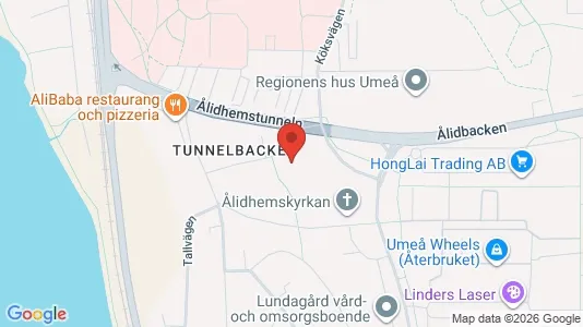 Apartments for rent i Umeå - kort over placeringen