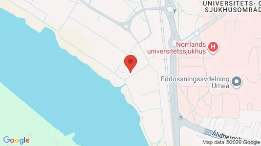 Apartments for rent i Umeå - kort over placeringen