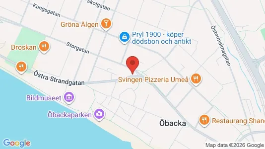 Apartments for rent i Umeå - kort over placeringen