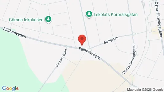 Apartments for rent i Vännäs - kort over placeringen