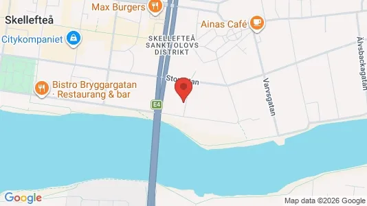 Apartments for rent i Skellefteå - kort over placeringen