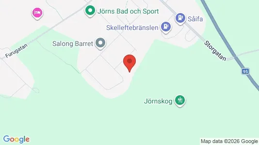 Apartments for rent i Skellefteå - kort over placeringen