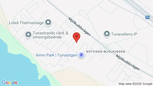Apartments for rent i Luleå - kort over placeringen