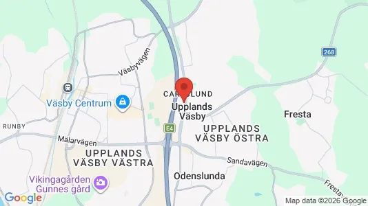 Apartments for rent i Upplands Väsby - kort over placeringen