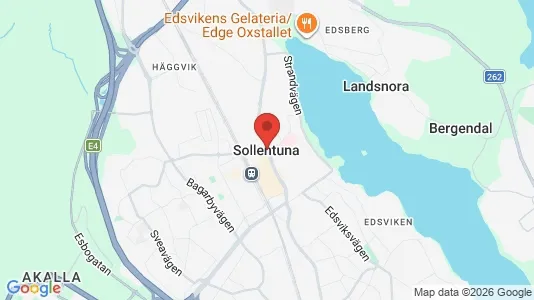 Rooms for rent i Sollentuna - kort over placeringen