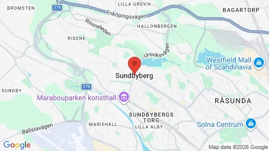 Apartments for rent i Sundbyberg - kort over placeringen