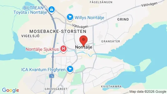Apartments for rent i Norrtälje - kort over placeringen