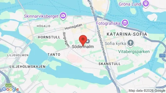 Apartments for rent i Södermalm - kort over placeringen